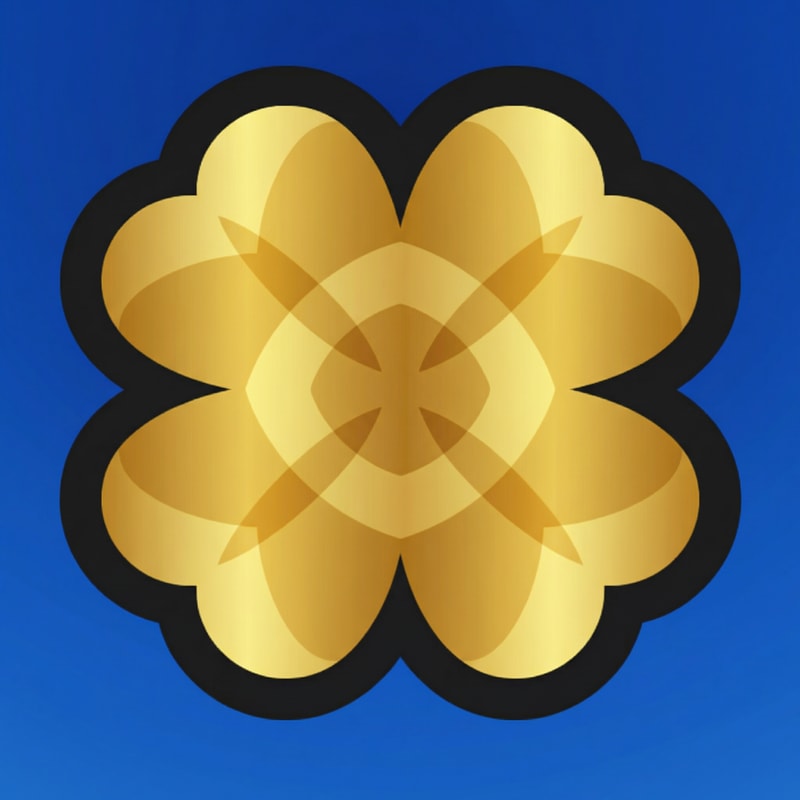change this clover to gold do not change the art style or make the gold an eyesore