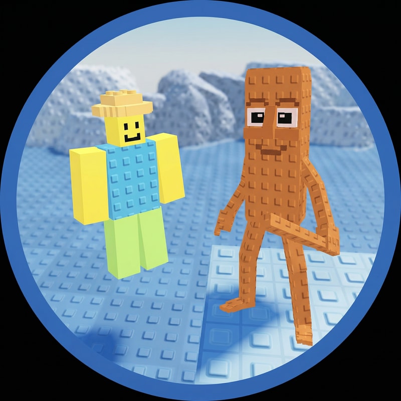 change these two penguins to these two characters ensure the characters are positioned the same exact way as the penguins are