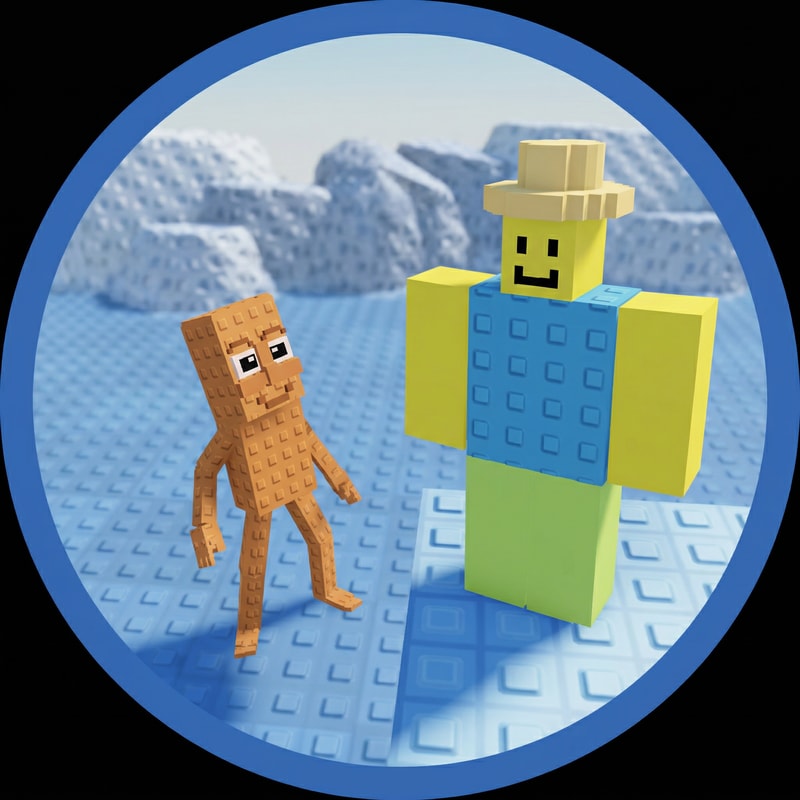 change these two penguins to these two characters ensure the characters are positioned the same exact way as the penguins are