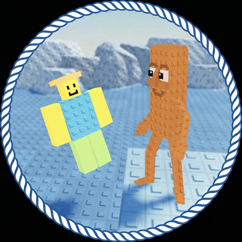 make the brown character face the character thats falling DO NOT CHANGE ANYTHING ELSE