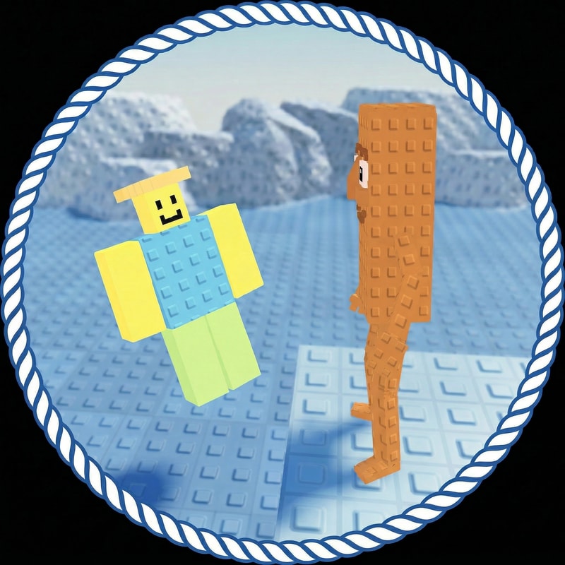 make the brown character face the character thats falling DO NOT CHANGE ANYTHING ELSE