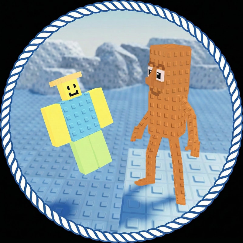 make the brown character face the character thats falling DO NOT CHANGE ANYTHING ELSE