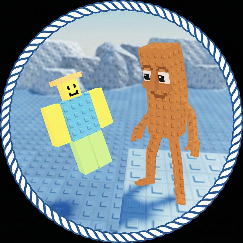 make the brown character face the character thats falling DO NOT CHANGE ANYTHING ELSE