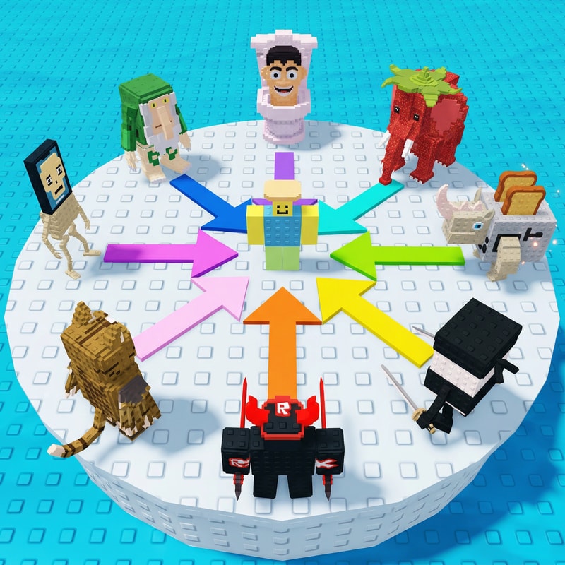 replace these penguins with these characters, ensure the characters are sized down and positioned 1:1 with how the penguins are currently facing, ensure there are no duplicate characters used or warped appearances, shrink them down to make them fit as how the penguins currently fit