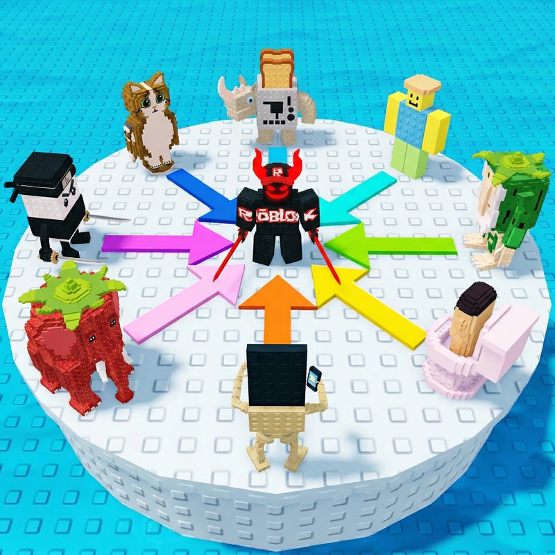 replace these penguins with these characters, ensure the characters are sized down and positioned 1:1 with how the penguins are currently facing, ensure there are no duplicate characters used or warped appearances, shrink them down to make them fit as how the penguins currently fit