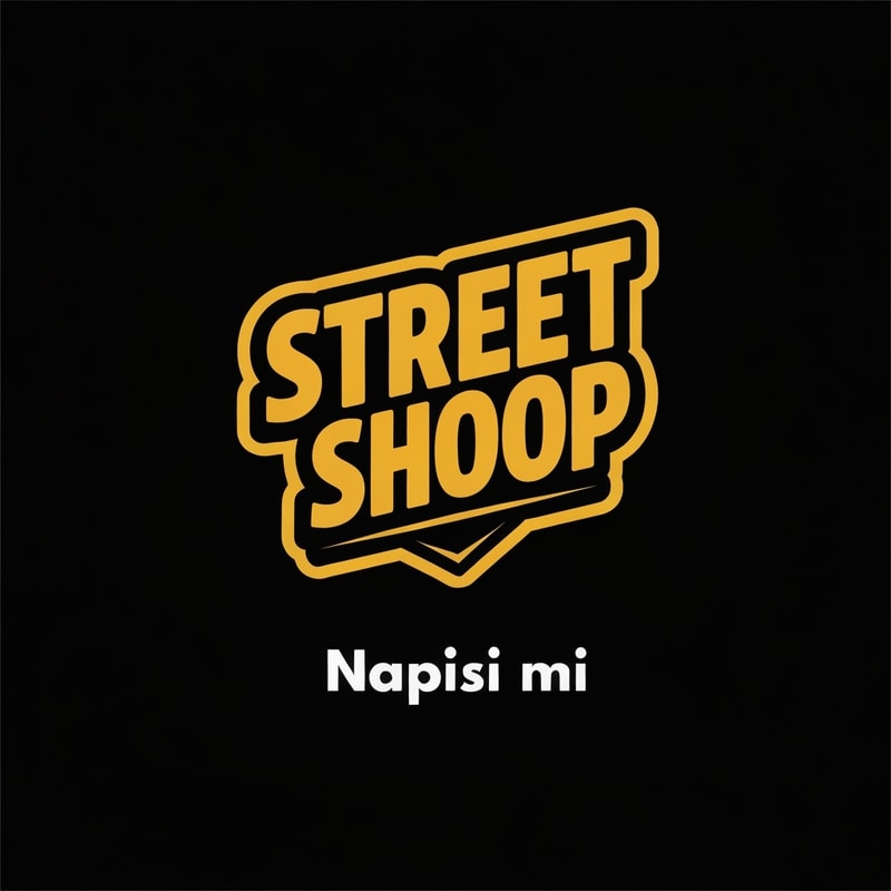 Napisi mi Street Shoop logo za instagram sliku za prodaju odece