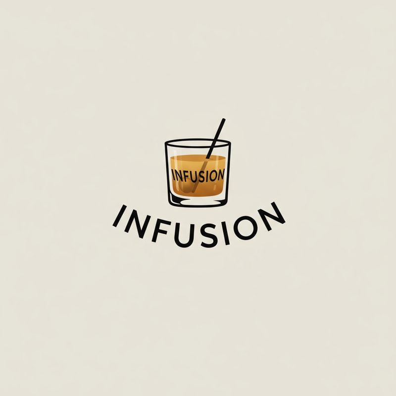 incorporate the infusion text into the glass