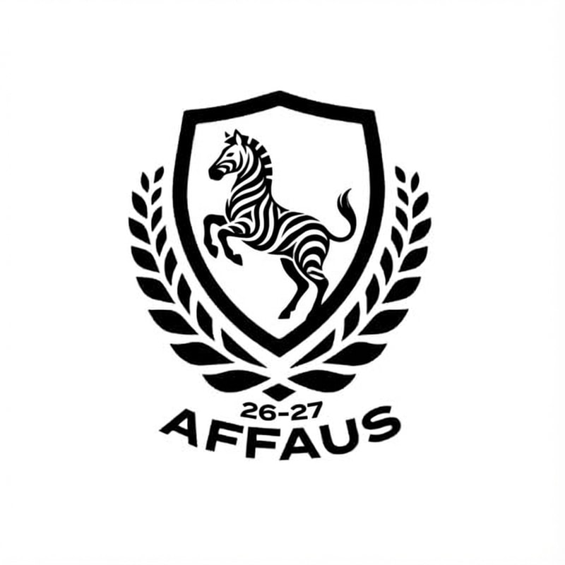 the zebra is sideways on its back legs, make the zebra more abstract, and the numbers 25 and 26 needs to be changed to 26-27