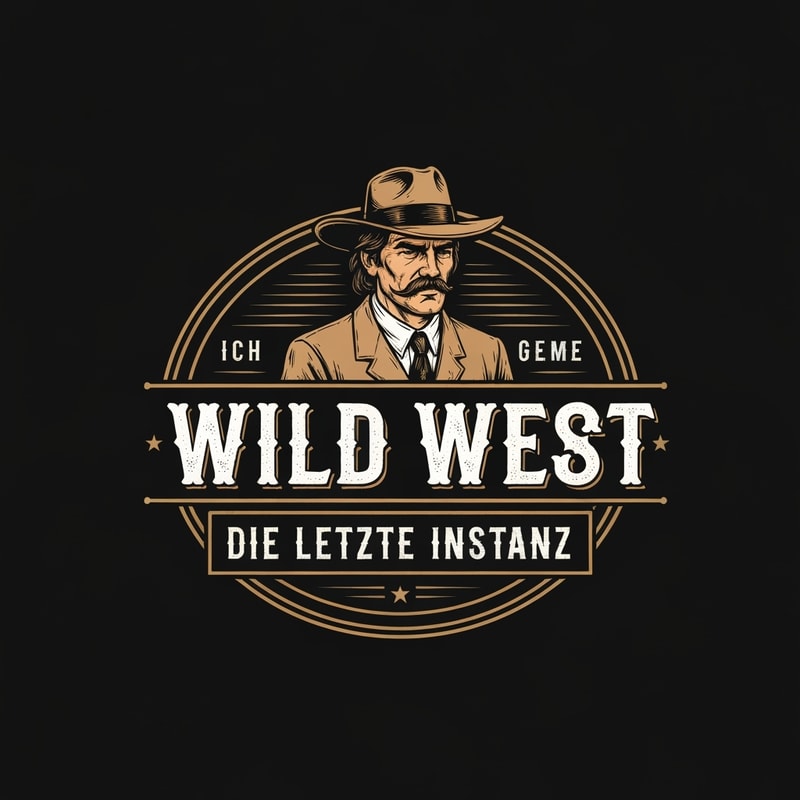 Ich brauche ein Wild West Logo mit den Namen : Die Letzte Instanz