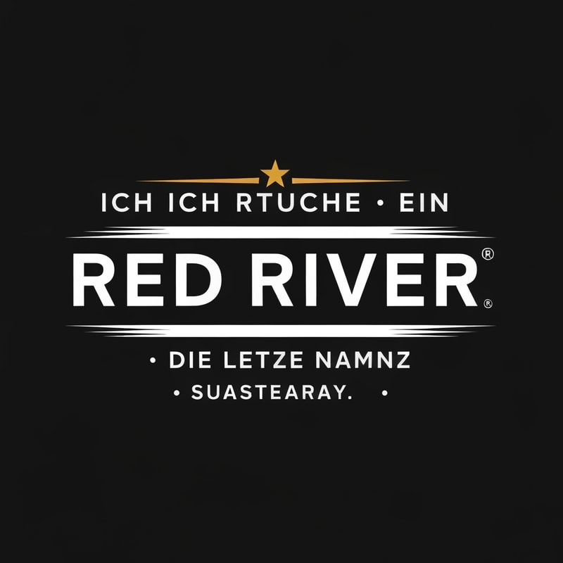 Ich brauche ein RED RIVER logo mit den Namne Die Letzte Instanz