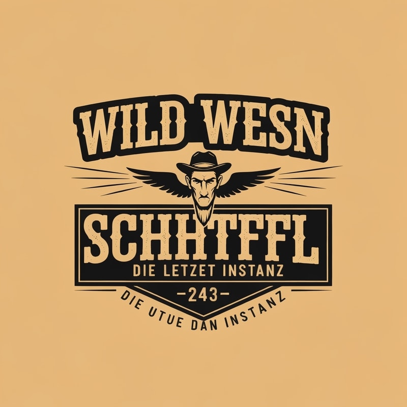 Ich brauche ein Wild West oder Western Logo mit der Schritft oder Namen : Die Letzte Instanz
