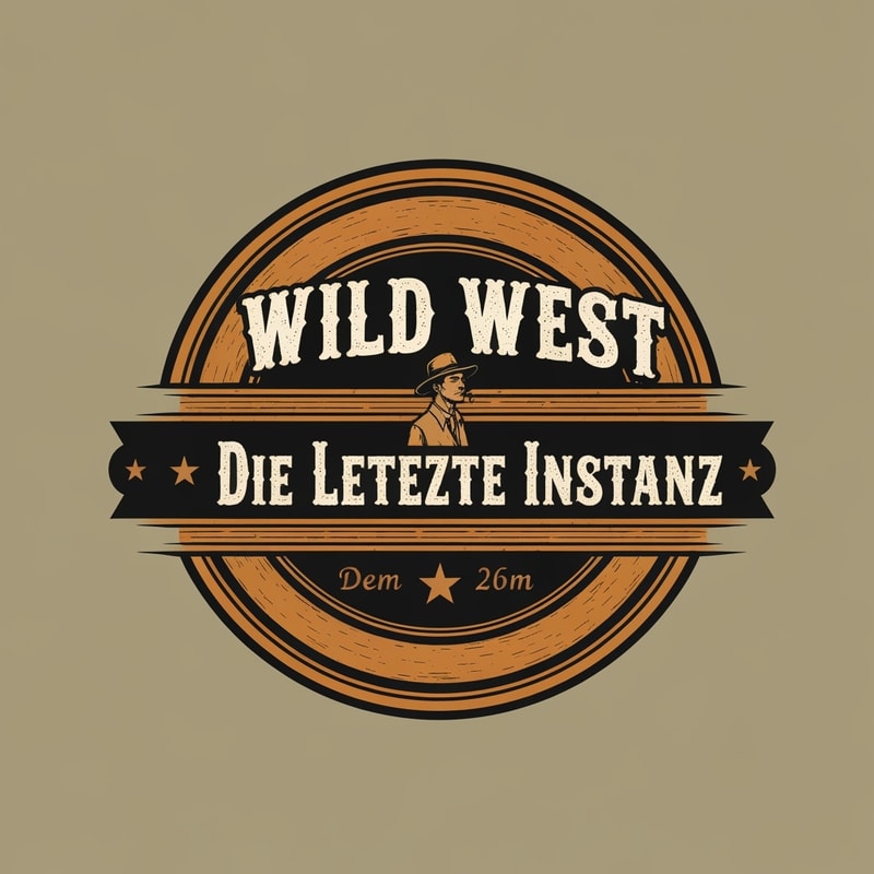 Ich brauche ein Wild West oder Western Logo mit dem Namen : Die Letzte Instanz