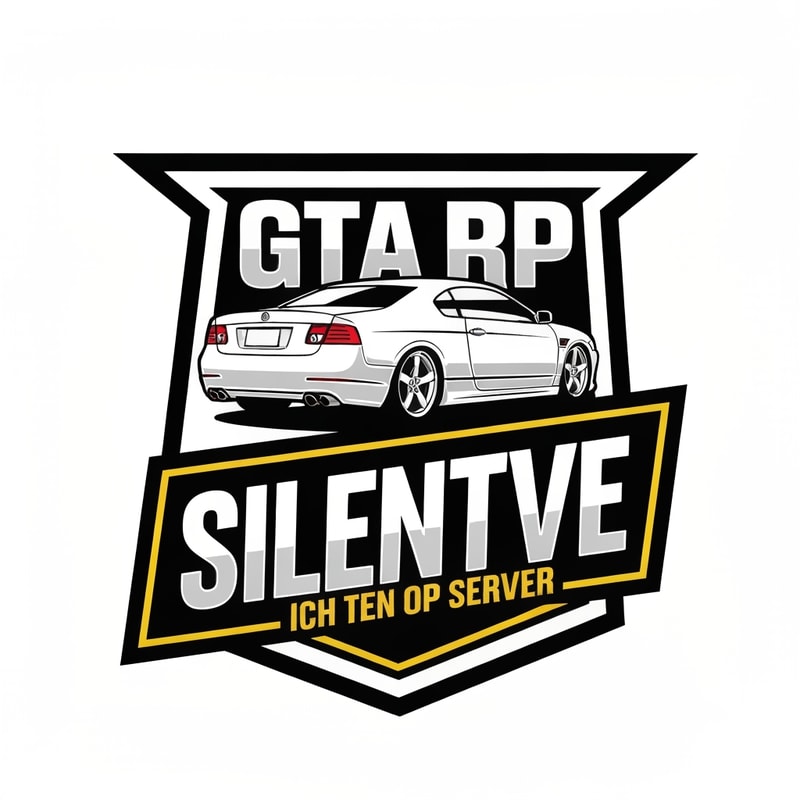 Ich brauche ein GTA RP server Logo mit den Namen SilentV