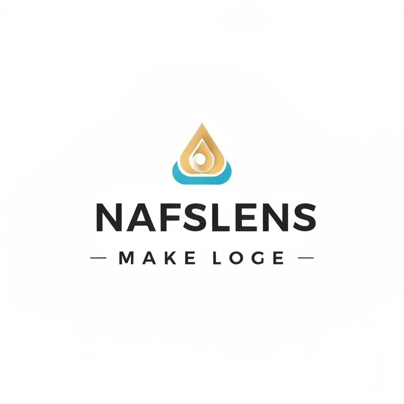 Make Logo with a brand "NafsLens"