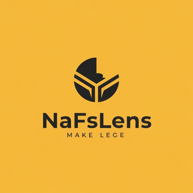 Make Logo with a brand "NafsLens"