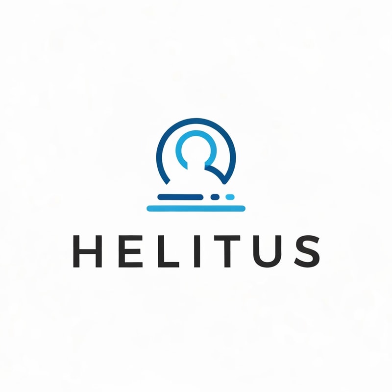 Please create the LOGO for "HELITUS" like Simple and Technology and Mordern style