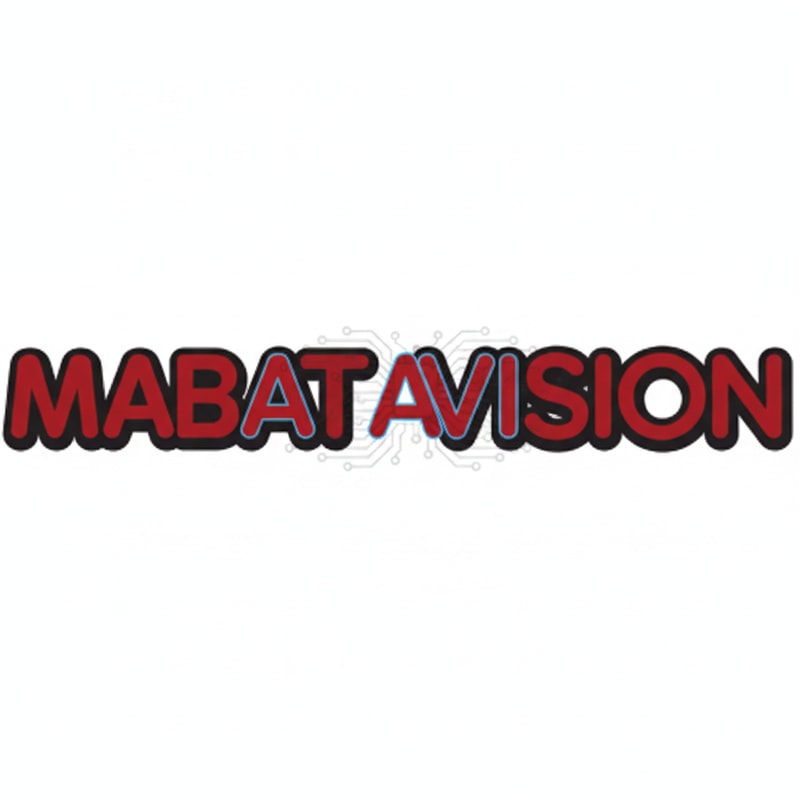Logo for a technology company that is a subsidiary of MABAT (the parent company’s logo is attached).
The company is called **MABAT VISION**.

The company operates in the semiconductor industry and provides technology for monitoring faults in machines that manufacture the wafers.

The logo should be in the spirit of / visually aligned with the original MABAT logo.

In the logo, the letters **A** and **I** must be emphasized to convey that the company works with AI, even though its name is *MABAT VISION*.