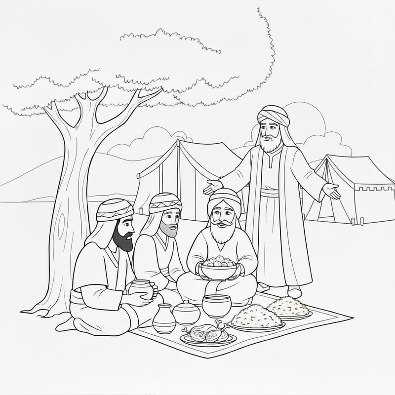 add a third tent to the background