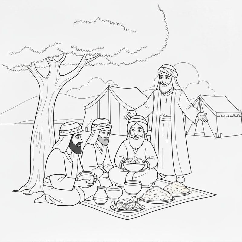 add a third tent to the background