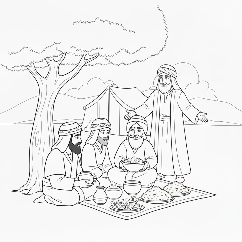 move Abraham standing to the right side