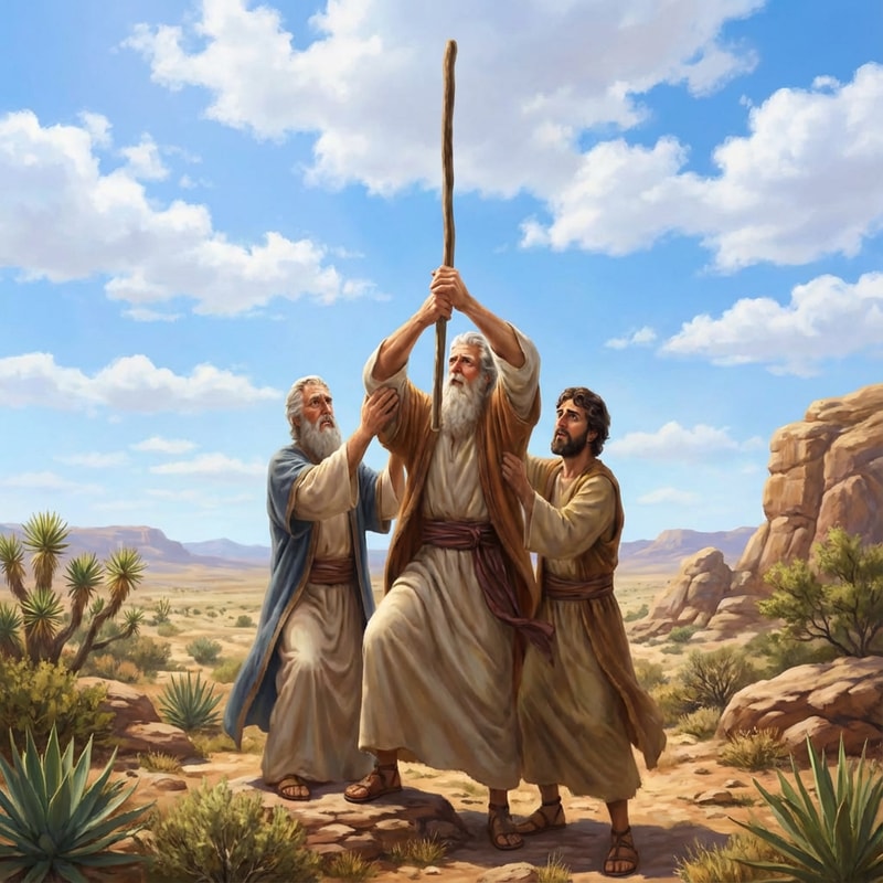 Replace the background with a wilderness and blue sky