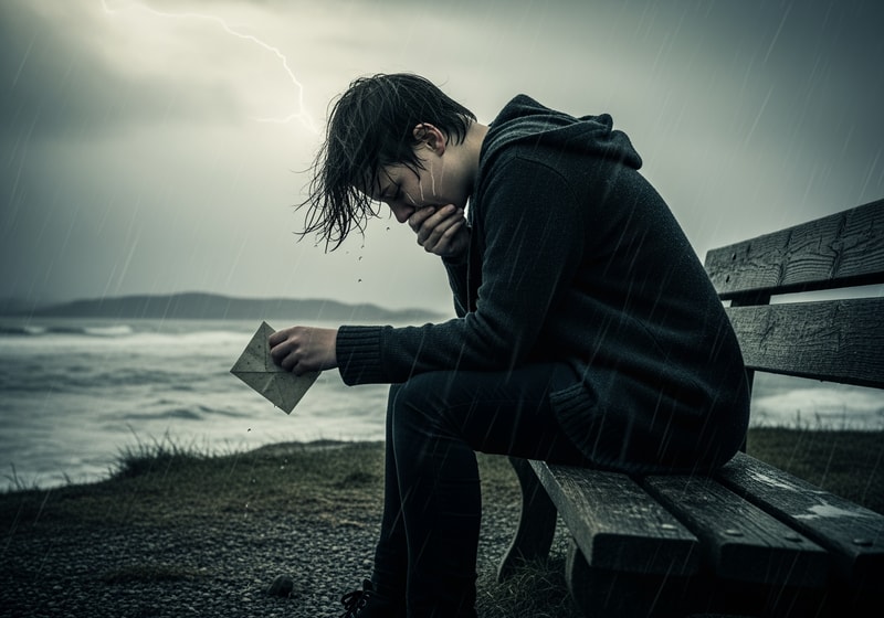 picture of a person who has a tragedy