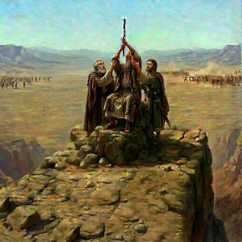 make the people down in the valley on the left side smaller and further to the horizon   no other changes