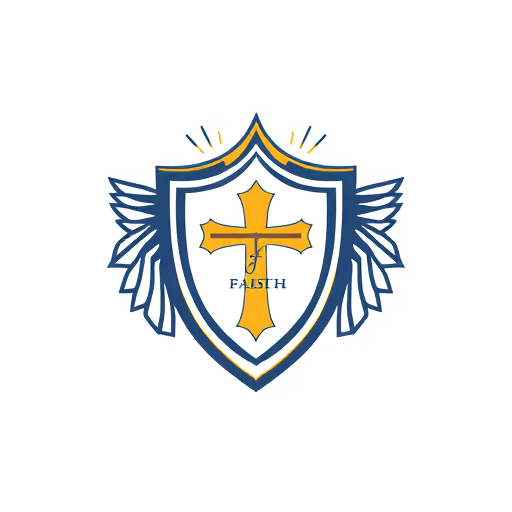 Professional logo design. Shield of faith clip art 