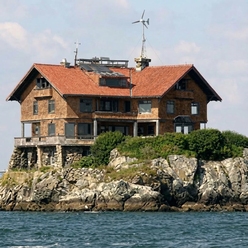 make the house with red bricks on the roof and brown walls