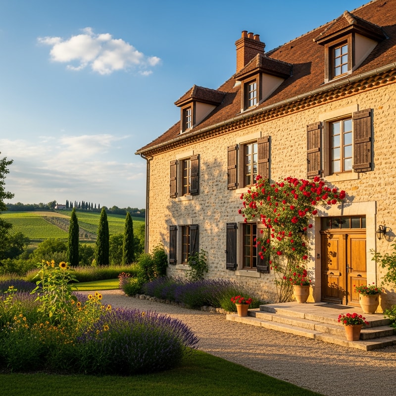 photo  of a european country home