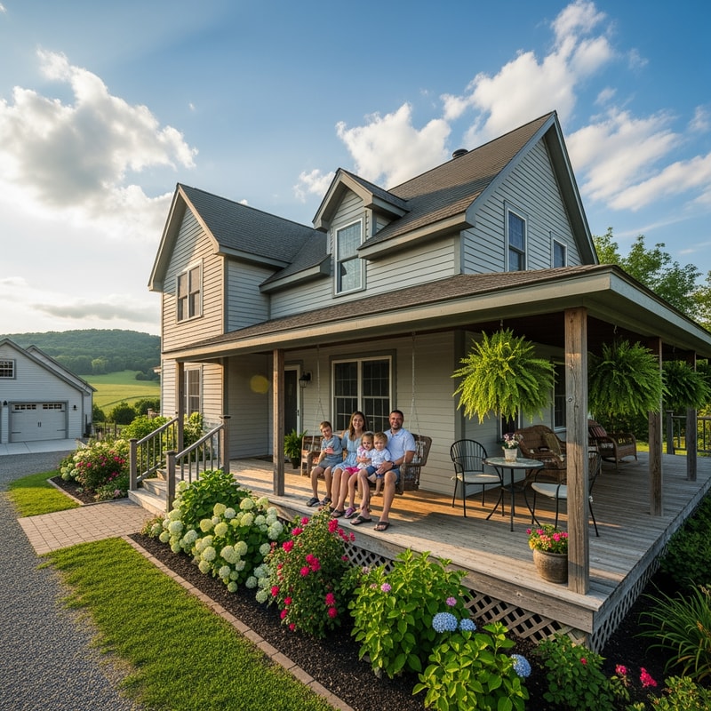 picture of a nice family country home