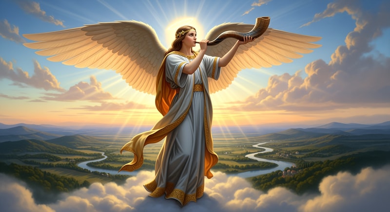 מלאך תוקע בשופר