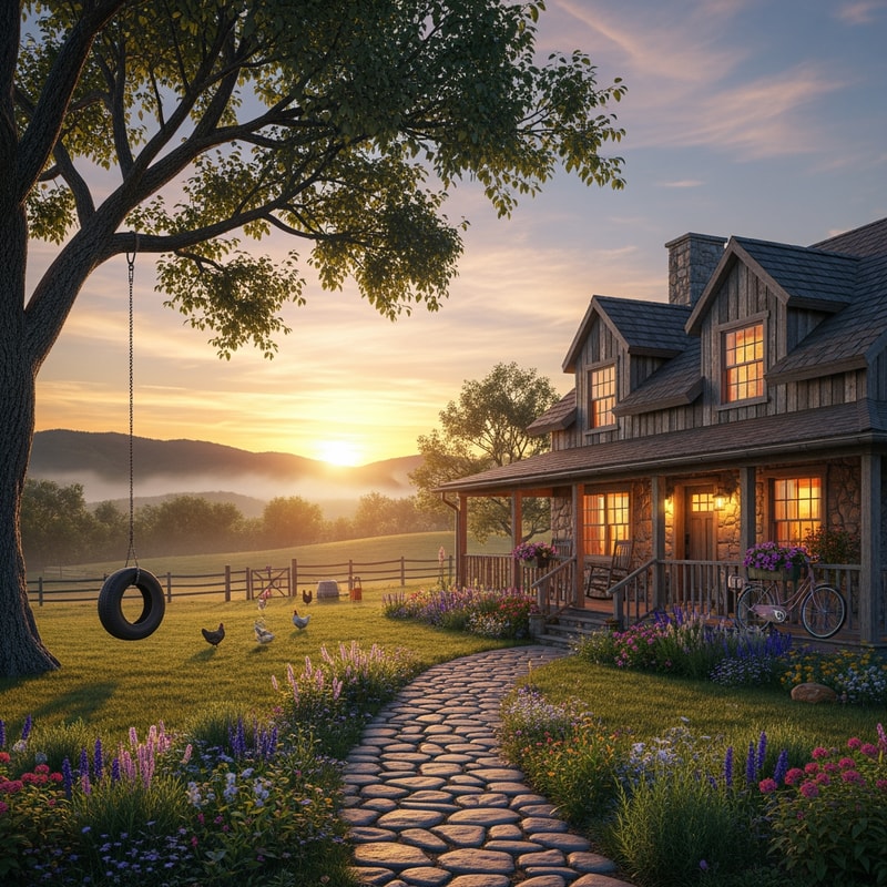 picture of a country family home