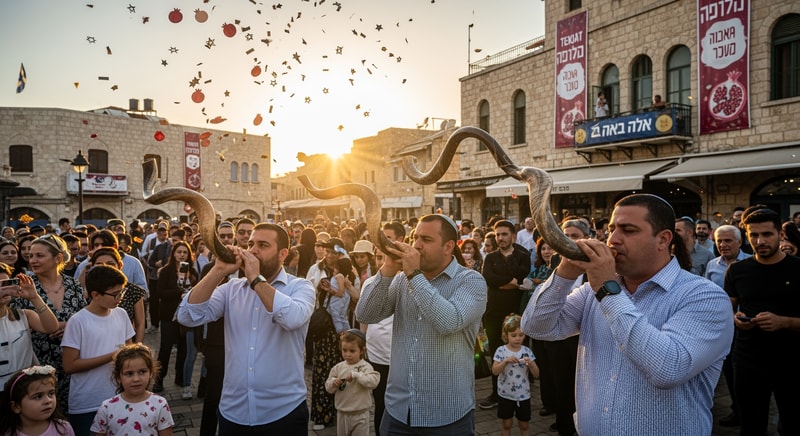 תקיעת שופרות פומבית תמונה