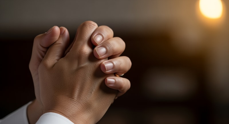 make picture of praying hands