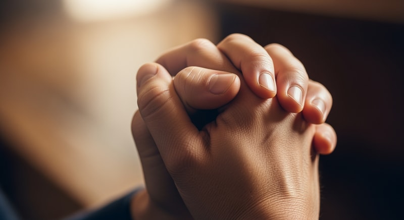 make picture of praying hands