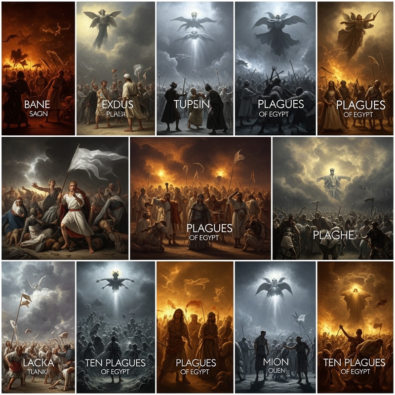 pictures of ten plagues of egypt