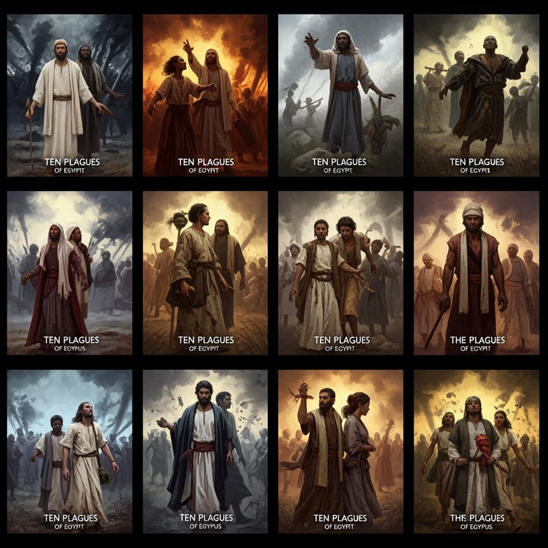 pictures of ten plagues of egypt