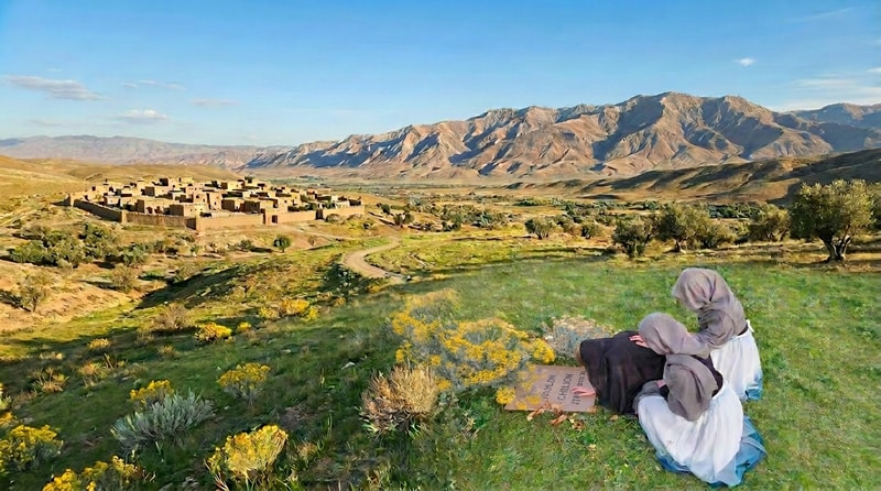 correct the stone with writing to be exactly as it is on the original photo