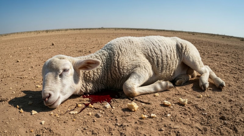 add a little puddle of blood under its neck