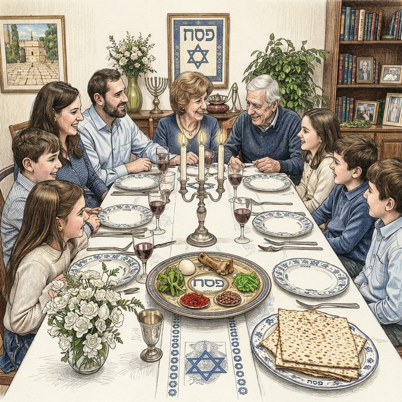 make an empty plate in front of each one of the people sitting around the table