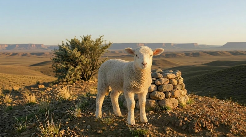 make the lamb little bigger