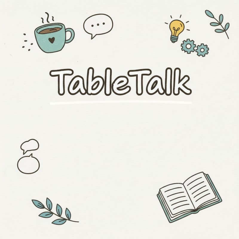 try conversation theme doodles instead of leaves