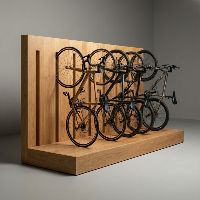 Rotate the image so that the bicycles are not standing but lying down