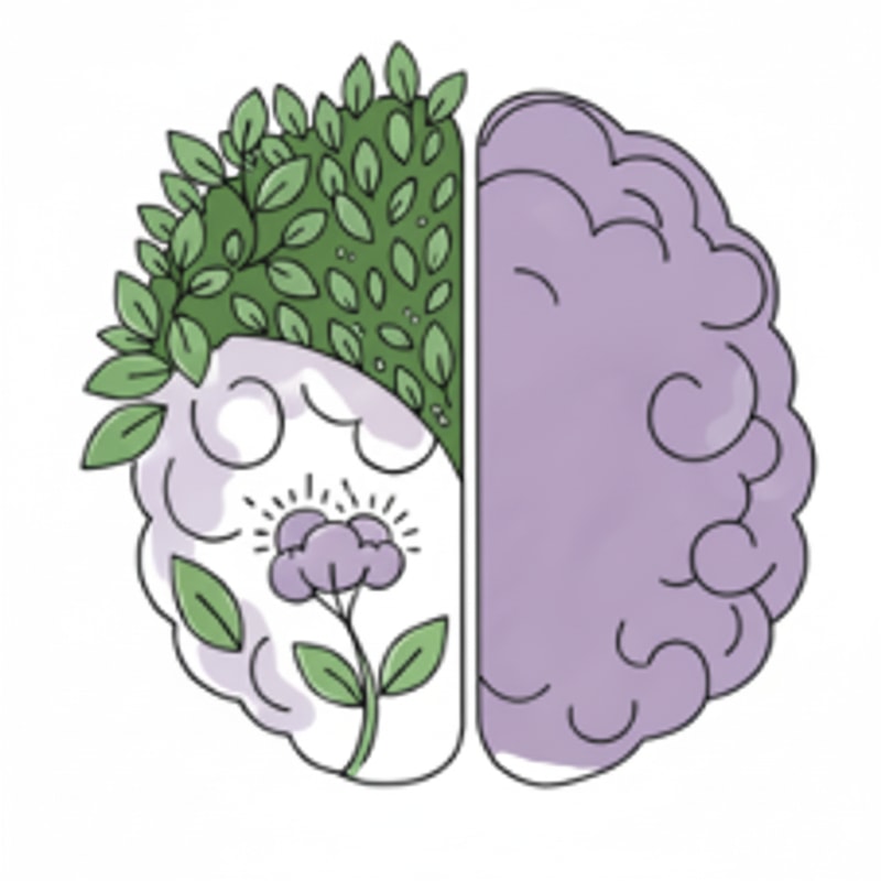 Remove the hand, Remove the drawing that is in the middle of the brain and do not replace it with anything. Only remove the elements that divide the brain into four parts, but keep everything else exactly the same. It should look like a unified brain while preserving the original design as it is.