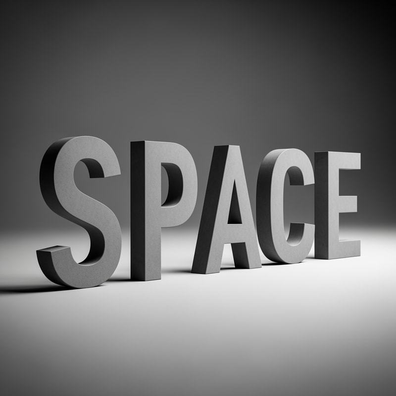 Separate the characters from each other so there is space between each one