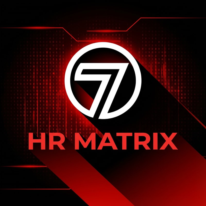my logo name is 7 hr matrix with red , black, white theme, make the digner 7