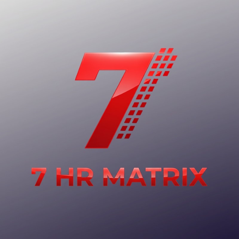 my logo name is 7 hr matrix ,"7 hr matrix" BE PROFASANAL