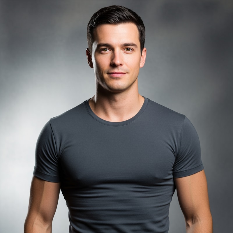 no, me refiero a que parezca mas flaco pero con pecho y la misma pose y cara