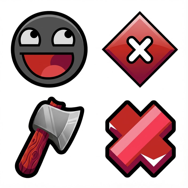 ‎

The attached image represents the overall artistic style and aesthetic. Use it as a reference for visual consistency and design language. Do not replicate these images directly, but capture the general artistic direction and style.

General color scheme includes: #c82828, #f03c50, #505050, #dcdcdc, #8c143c

And follow these custom instructions: Create icons with a bold, modern cartoon-vector aesthetic. Use thick, clean outlines (preferably dark or black) to define shapes and provide strong contrast against vibrant fills. Maintain smooth, rounded corners and soft geometric forms—favor simplified silhouettes over intricate details.

Use a vivid, saturated color palette with high contrast between foreground and background elements. Incorporate subtle gradients and light reflections to add depth without overwhelming clarity.